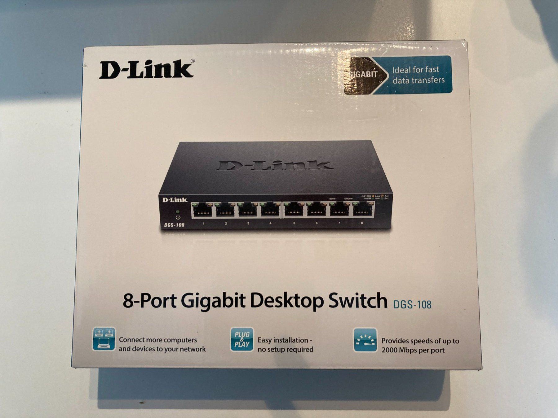 Hubs & Switches: D-LINK SWITCH DGS-108 – Gebraucht aus Hinterkappelen von deev