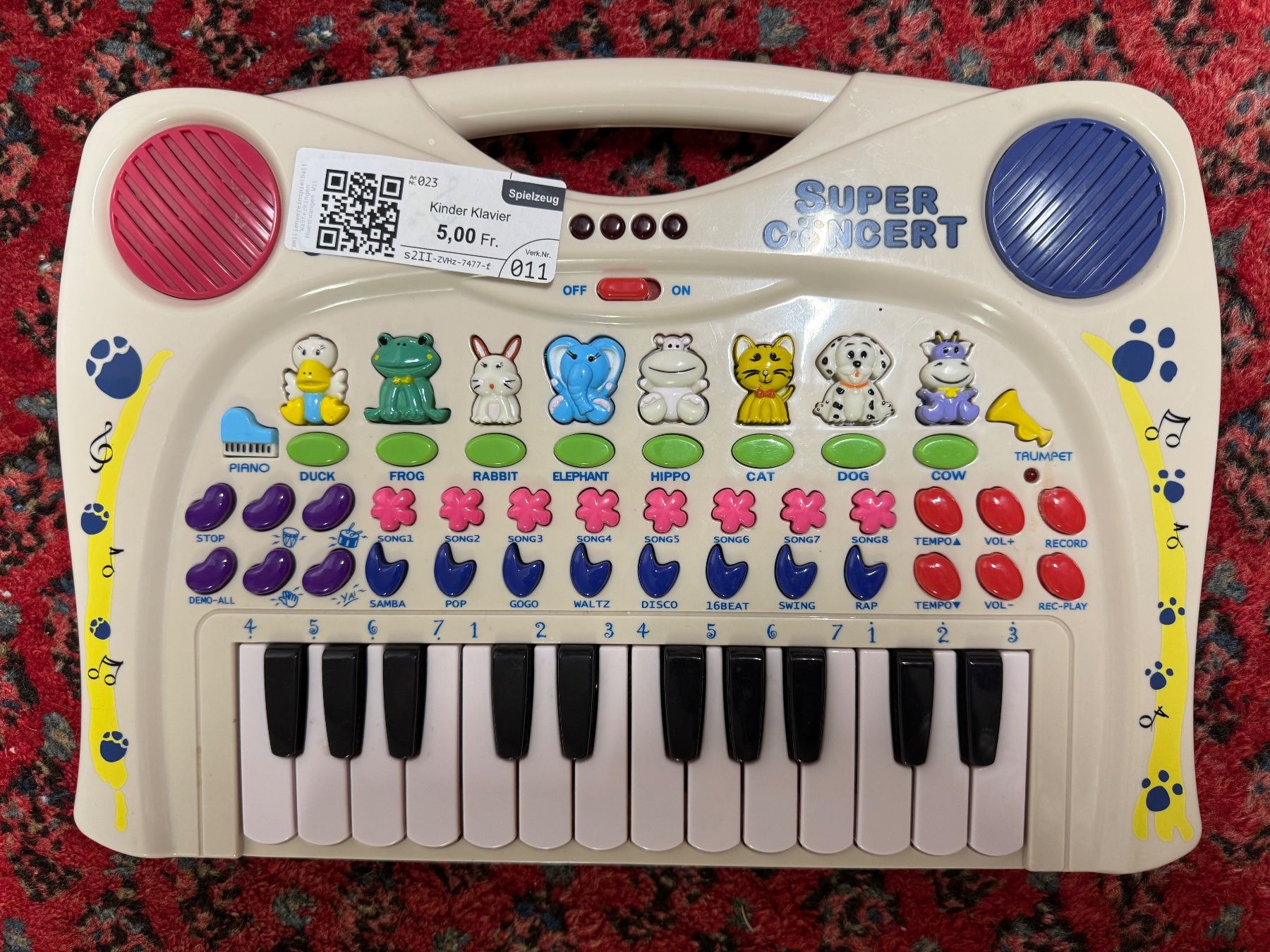 Spielzeuge: Kinderklavier – Gebraucht aus Wasterkingen von phi_6w2v