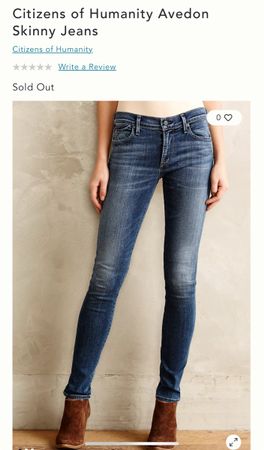 Citizens of Humanity Avedon Jeans 28