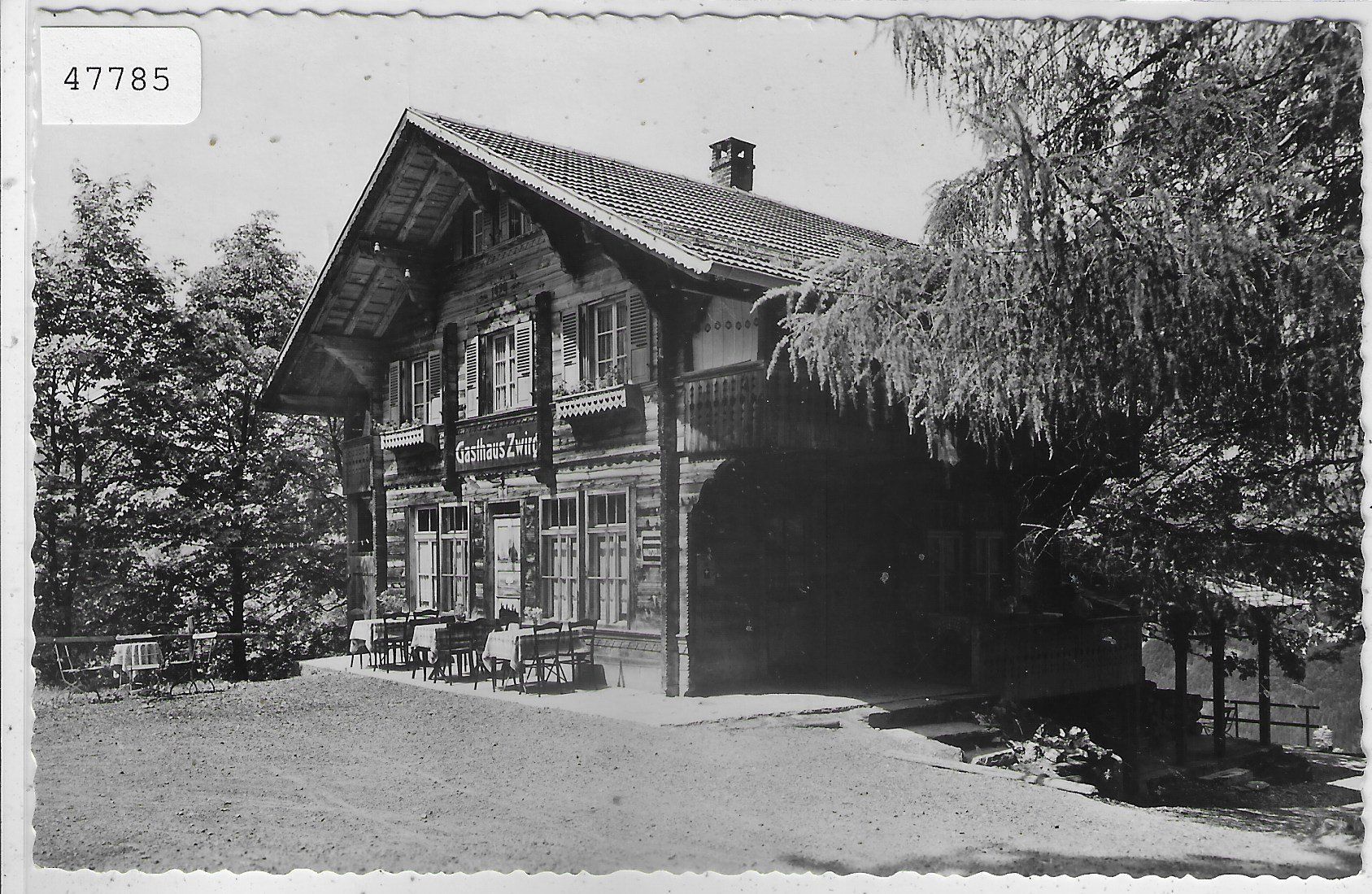 Cartoline postali: Restaurant Zwirgi b. Meiringen – Usato da Ettingen venduto da Kartenplanet