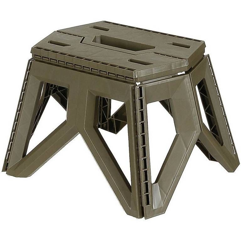 Sgabelli: Campinghocker /-tritt, faltbar, oliv – Nuovo e nell'imballaggio originale da Neerach venduto da Northernbreeze