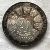 25 Schilling - Silbermünze / Gedenkmünze 1955 - Burgtheater