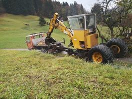 Schreitbagger Menzi Muck 3000 mit Teleskoparm