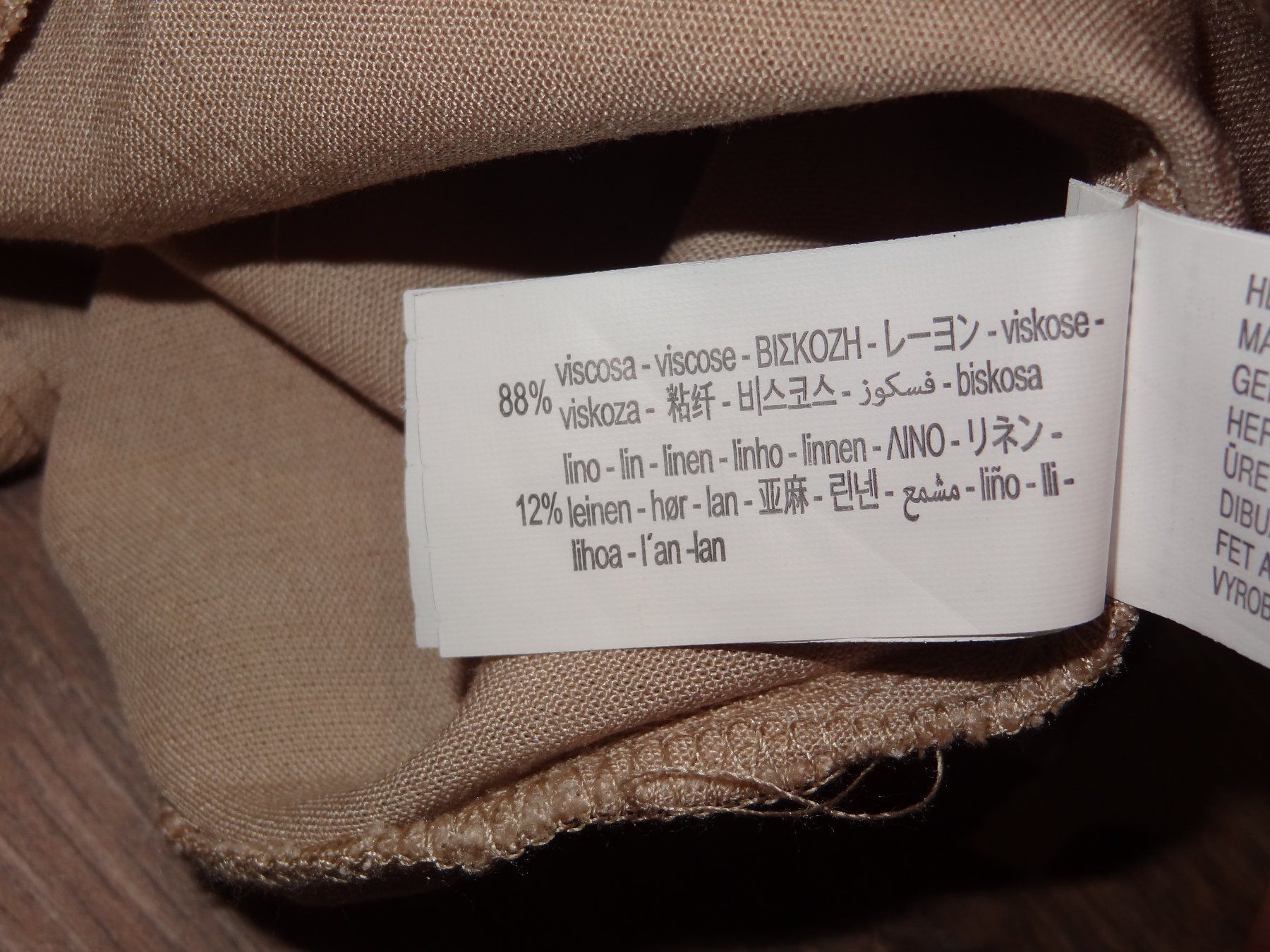 Zara Vestiti: Robe beige sans manches Zara taille M – Usato da Satigny venduto da salvatore73 5