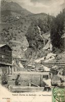 Täsch   VS   -    Der Täschbach       um  1 9 0 5