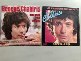 GEORGE CHAKIRIS tolle Singles Kult Hit Top Frankreich