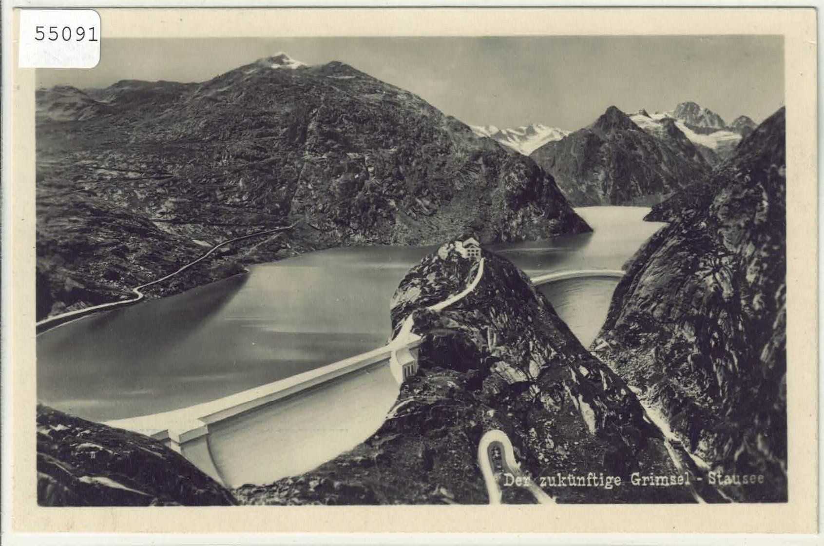 Cartoline postali: Der zukünftige Grimsel-Stausee – Usato da Ettingen venduto da Kartenplanet