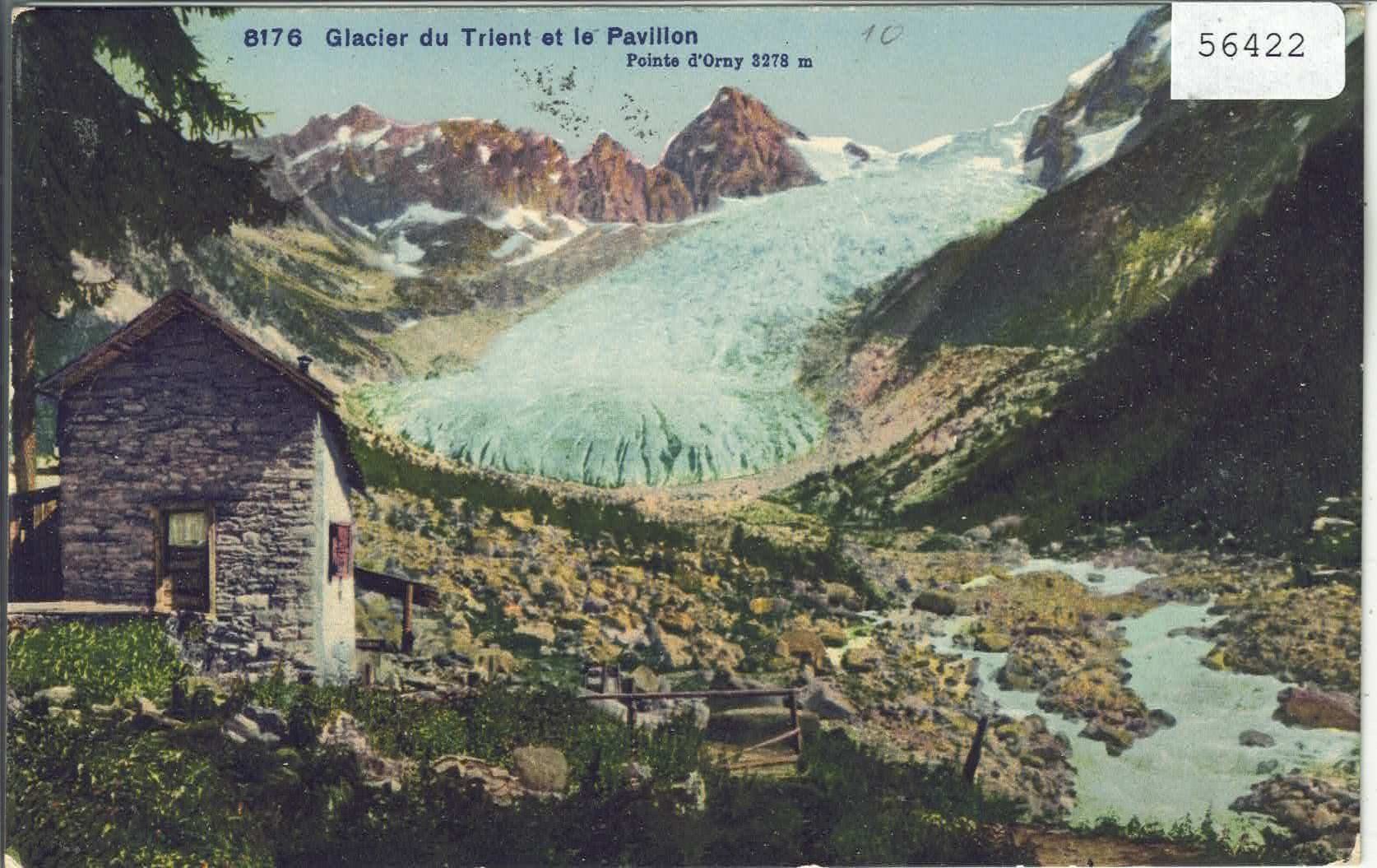 Ansichtskarten: Pavillon du Glacier du Trient - Litho – Gebraucht aus Ettingen von Kartenplanet