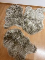 Lammfelle grau/beige