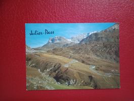 Ak Julier Pass mit Stempel Wappen Kanton