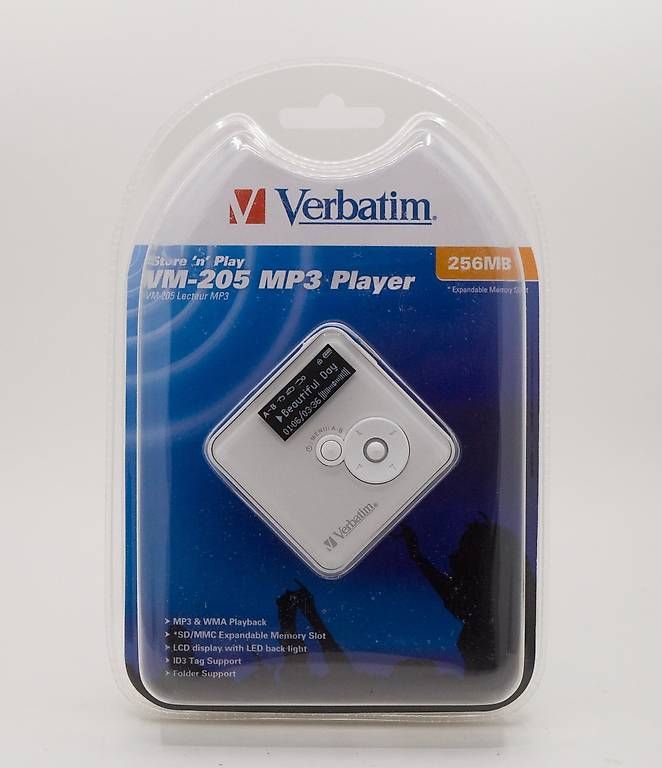 Verbatim Audio- & Mediensysteme: Verbatim VM-205 MP3 Player /New in Box – Neu und originalverpackt aus Thörishaus von vintagger