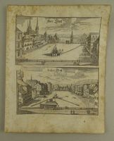 ZÜRICH OBERE UND UNTERE STADT, KUPFERSTICH, BLUNTSCHLI 1742
