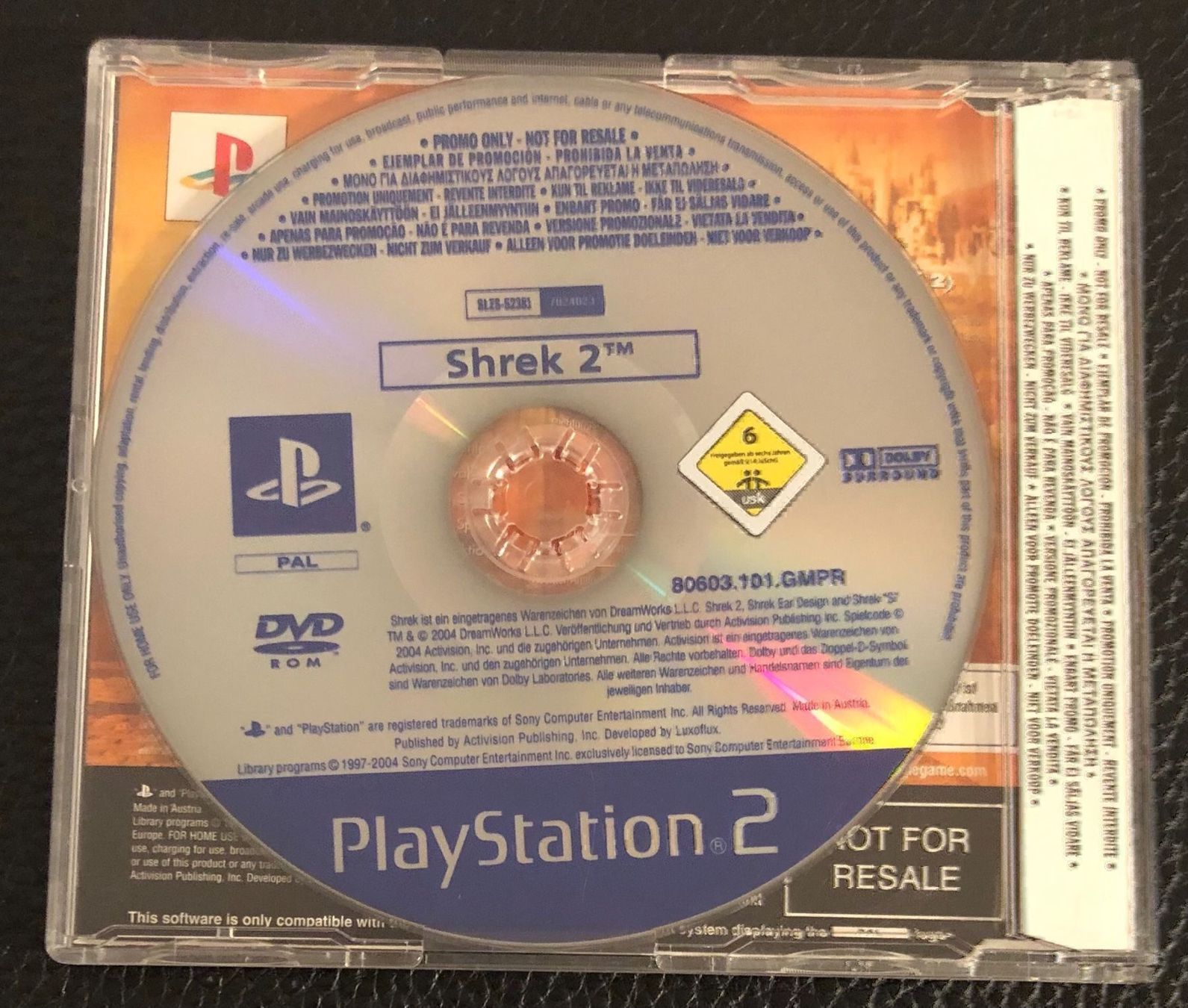 Sony Giochi: Shrek 2 Sony PS2 Promo – Usato da Kestenholz venduto da Naruto_01 1