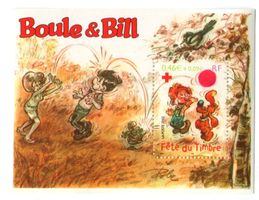 Block "Boule und Bill". Frankreich.