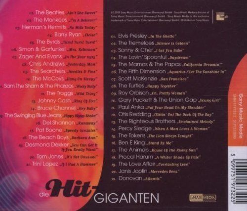 CD: Hit Giganten -  Hits der 60ER – Usato da Oberburg venduto da Blood-Black-Devil 1