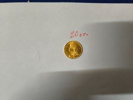 Schweizer Goldvreneli 20er, Top Zus.1927Btand, Rarität!