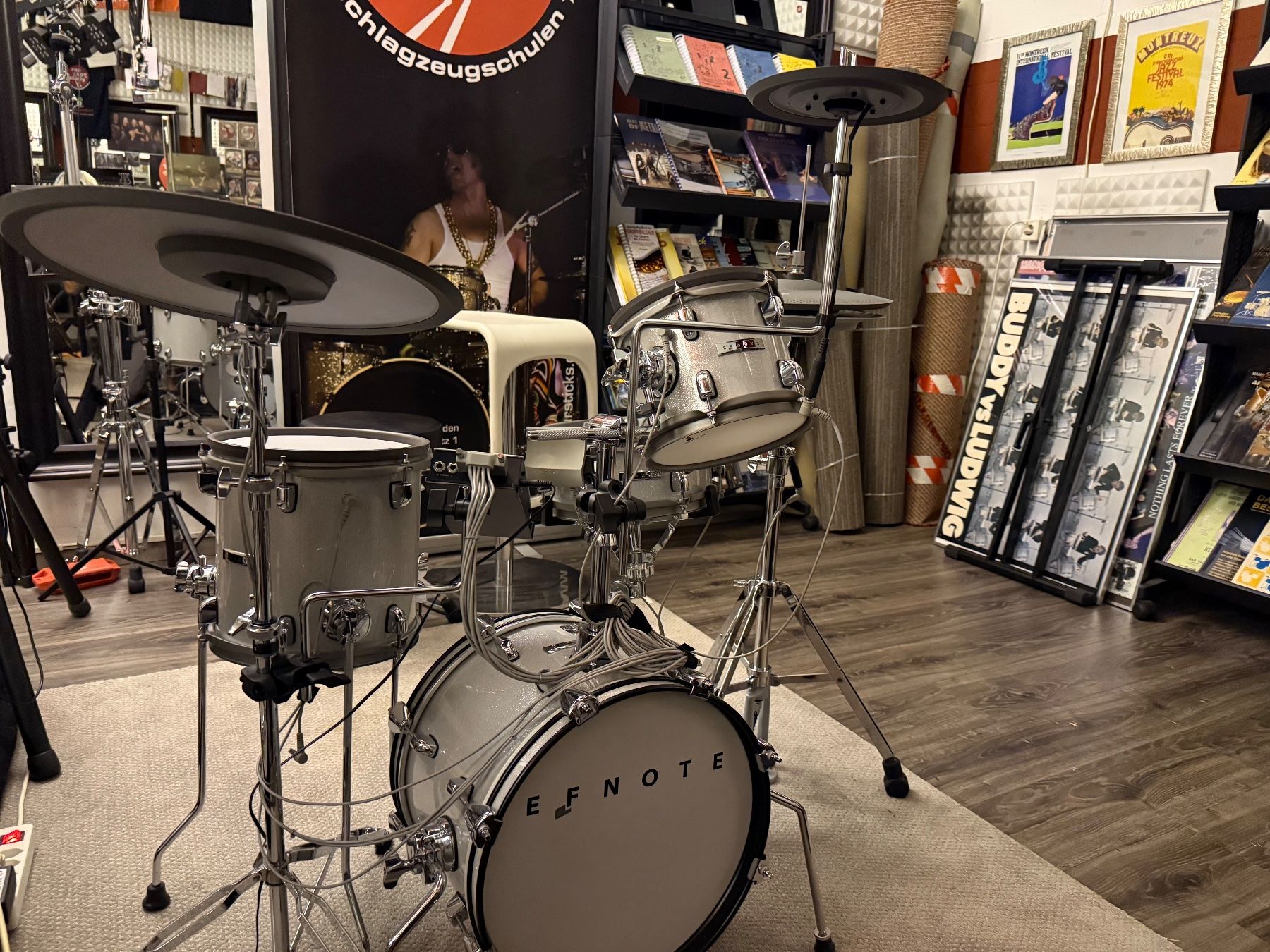 Strumenti musicali: EFNOTE Mini E-Drum Set – neuwertig / nie live gespielt – Nuovo (secondo la descrizione) da Walterswil SO venduto da LA64 2