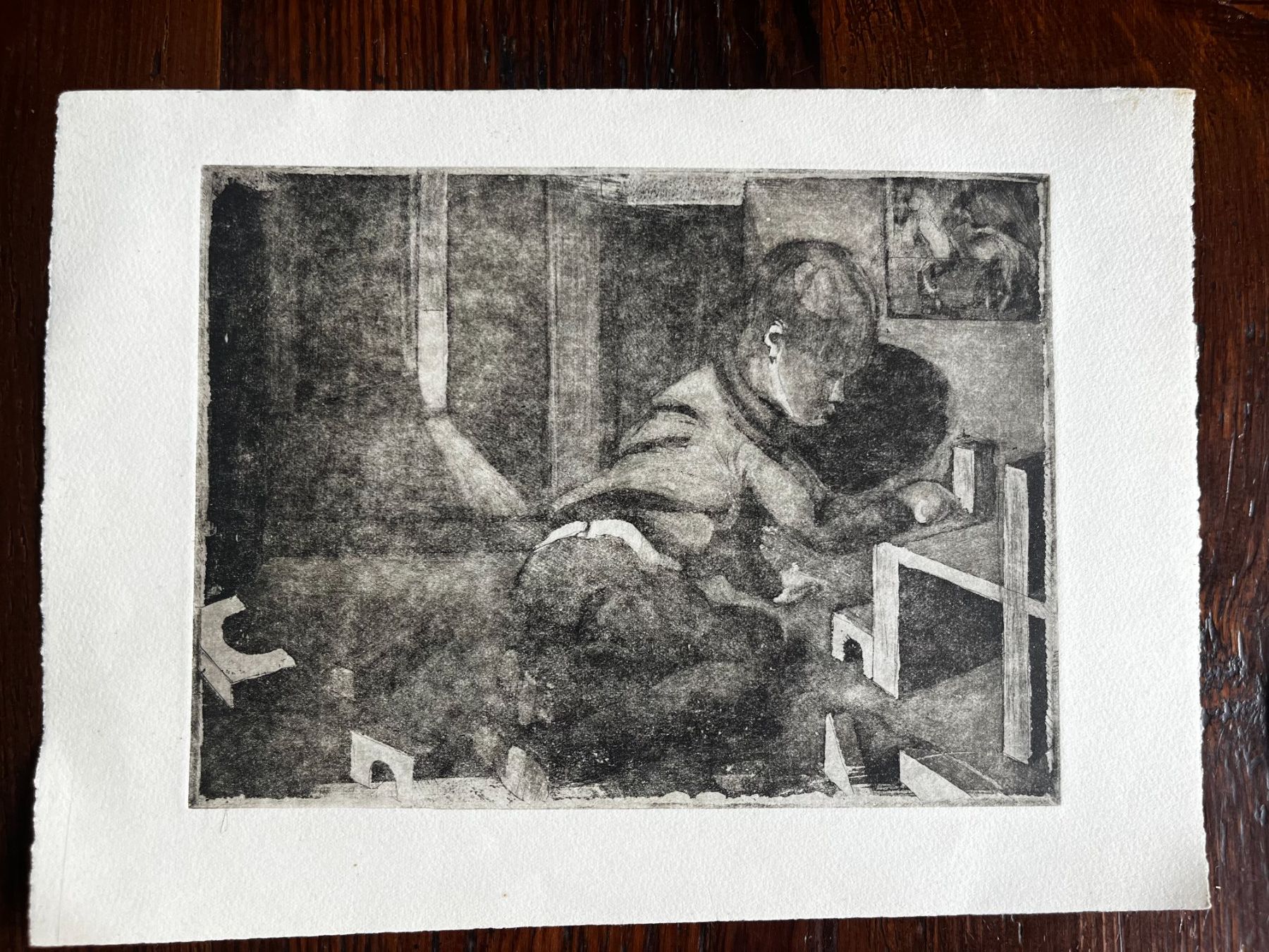 Xilografie: 4 Holzschnitte/Drucke von Ernst Schürch – Usato da Zürich venduto da Allrounders 7
