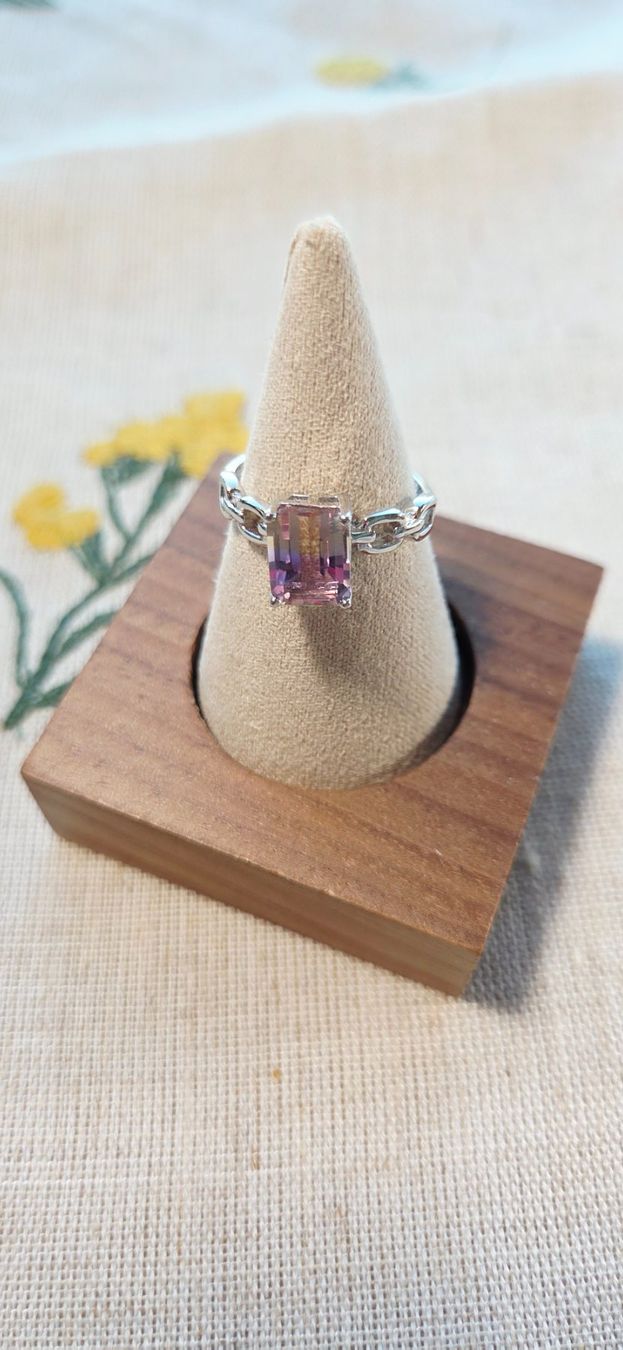 Anelli: NEW - S925 Ametrine Ring (Adjustable) – Nuovo (secondo la descrizione) da Zürich venduto da cin_wcf6 3