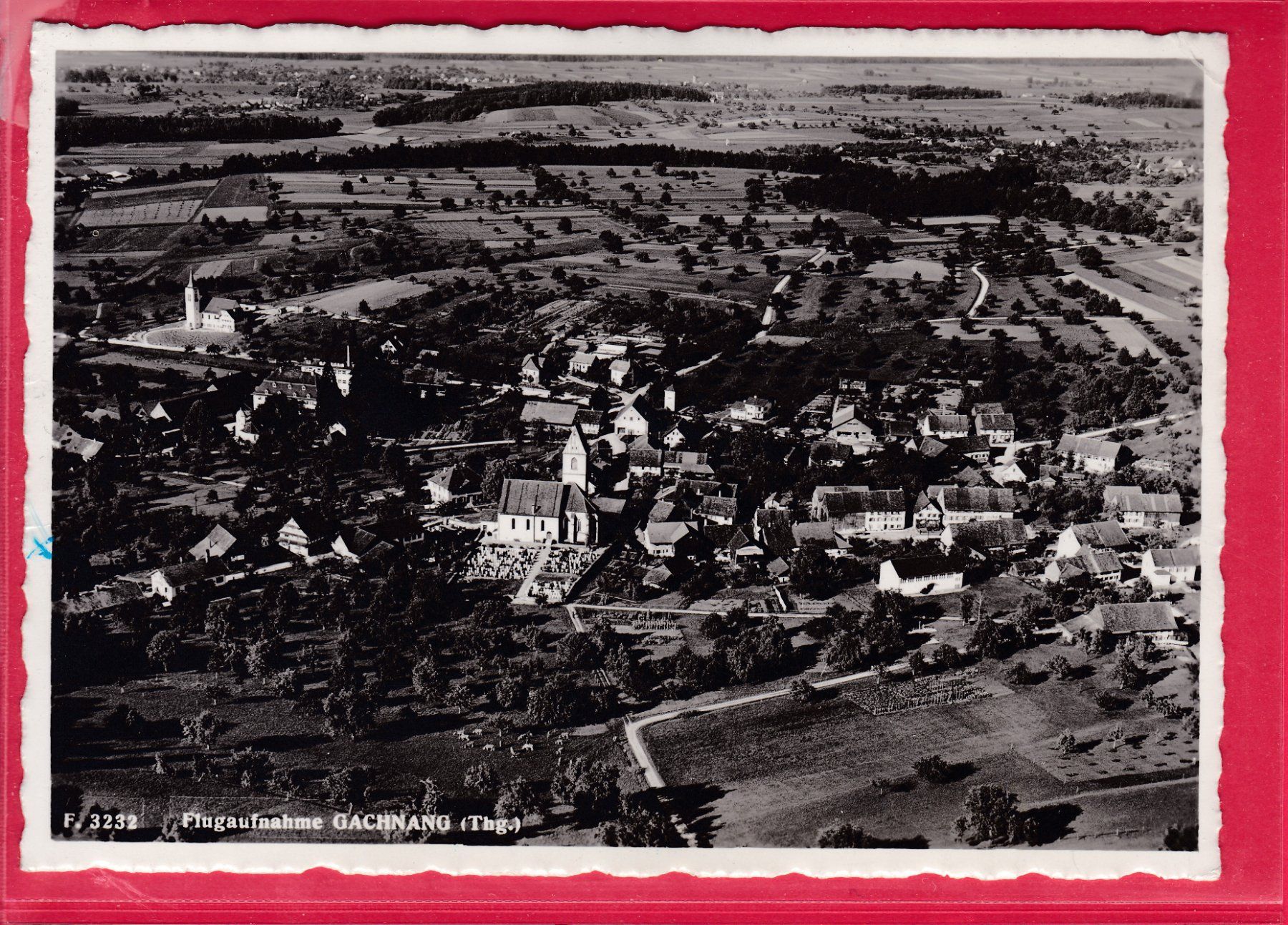 Cartoline postali: FLUGAUFNAHME GACHNANG, 14.2.1963 – Usato da Oberrieden venduto da Gebirgsstelze