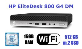 HP EliteDesk 800 G4 DM/Core i7-8700/16GB RAM/512GB SSD/Wi-Fi