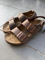 Birkenstock Sandale Leder, schmal, Gr. 39
