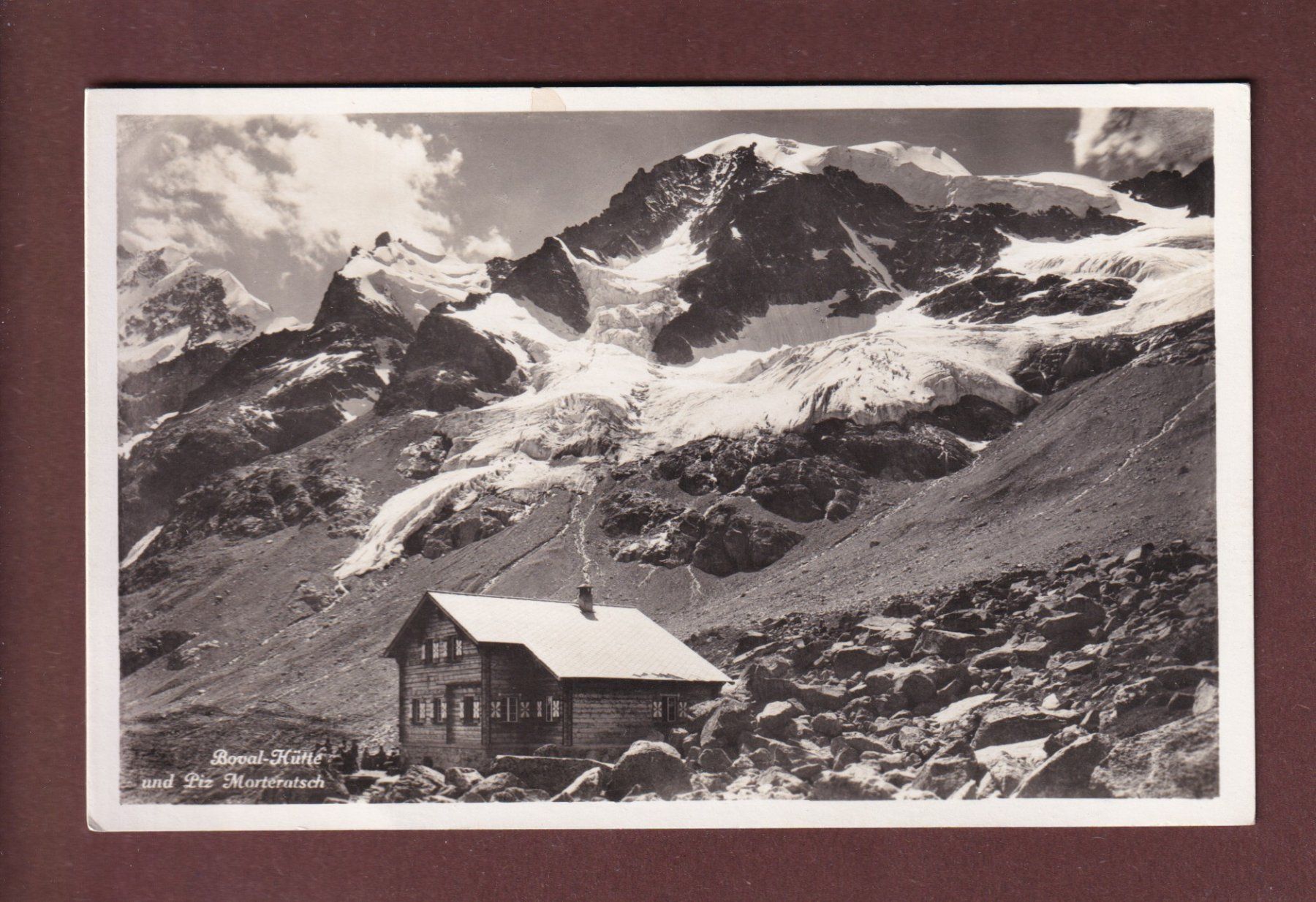 Ansichtskarten: BOVAL-HÜTTE - Piz Morteratsch – Gebraucht aus Pully von nicecards-shop