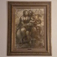 Leonardo Da Vinci - Kopie vom Original Jesus und Maria
