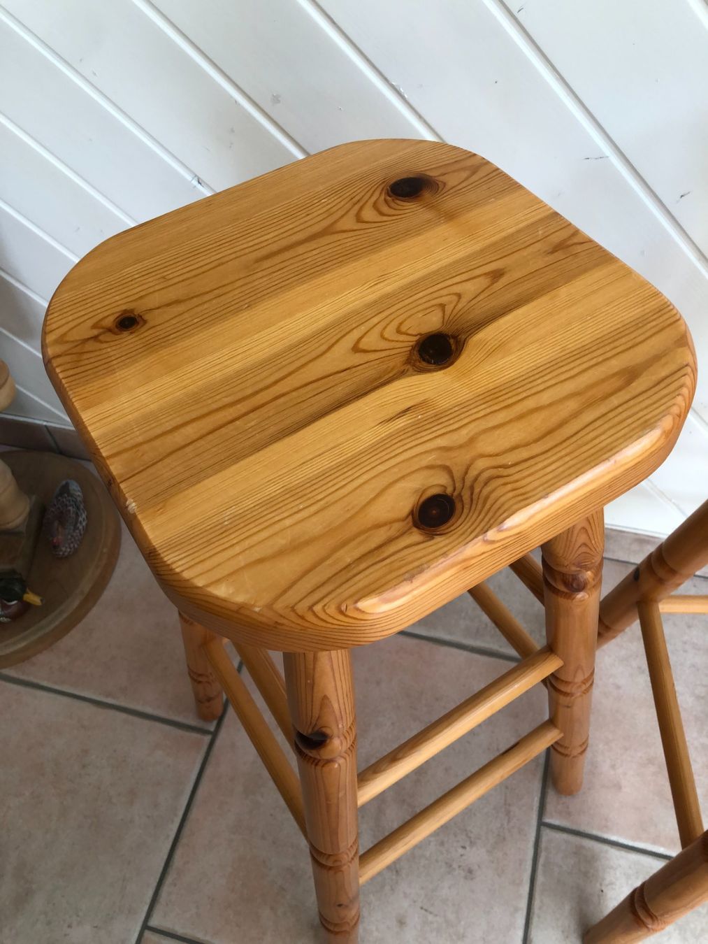 Hocker: 2 Barhocker aus Holz – Gebraucht aus Freienstein von ErnaS01 2