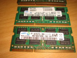 2 stück 4gb ddr3 PC3L 12800 (1600) RAM für Laptop.