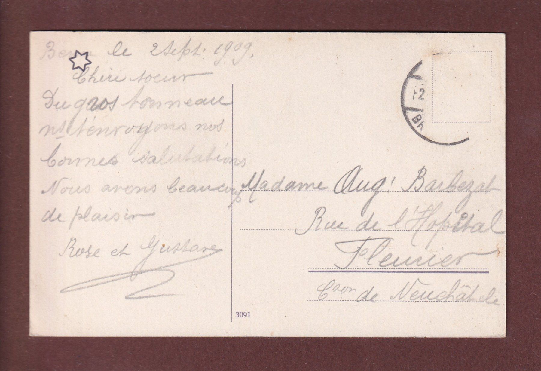 Cartoline postali: BERN - Kornhauskeller - 1909 – Usato da Pully venduto da nicecards 1