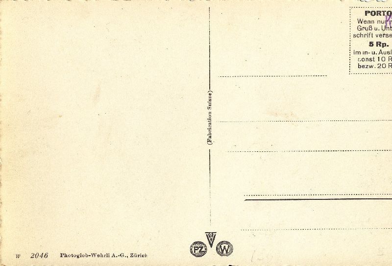 Cartoline postali: Rapperswil - Fotokarte + c1940 – Usato da Emmenbrücke venduto da teestube 1