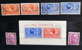 Briefmarken Pro Juventute 1937 Schweiz, Erinnerungsblock 25J