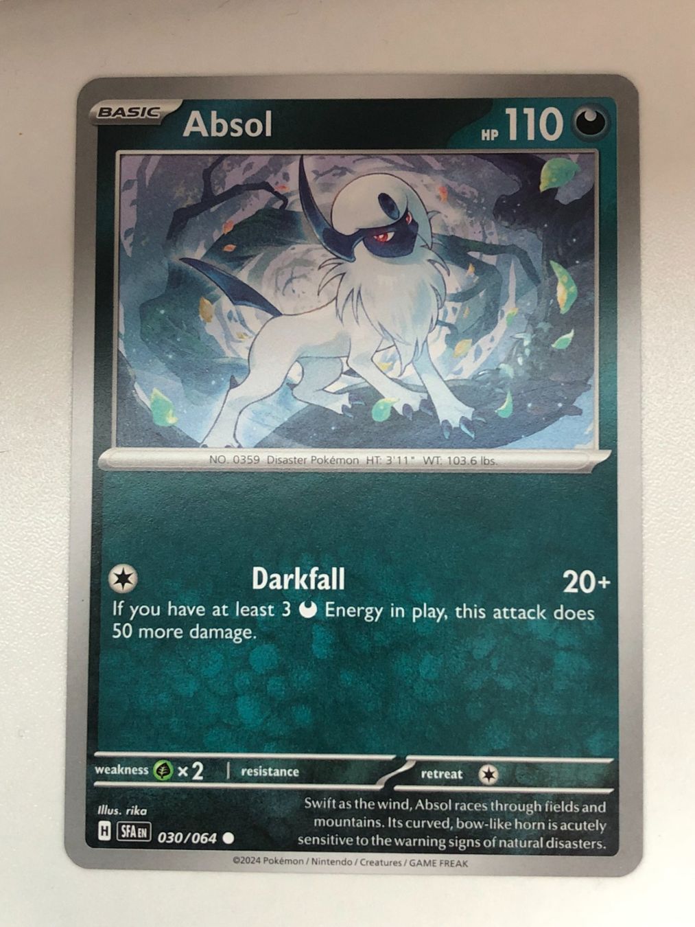 Pokémon Carte collezionabili: Pokémon | EN | SFA | Absol (30/64) – Usato da Basel venduto da Pokemon_TR4D3R