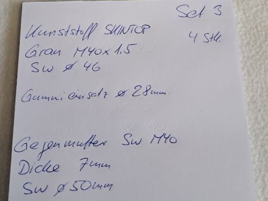 Cavi: Kabelverschraubung 4Stk. M40 Kunststoff Set 3 – Nuovo (secondo la descrizione) da Sargans venduto da Bomp 1