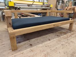 Altholz Couch Sofa Eiche für 1 Matratze urig