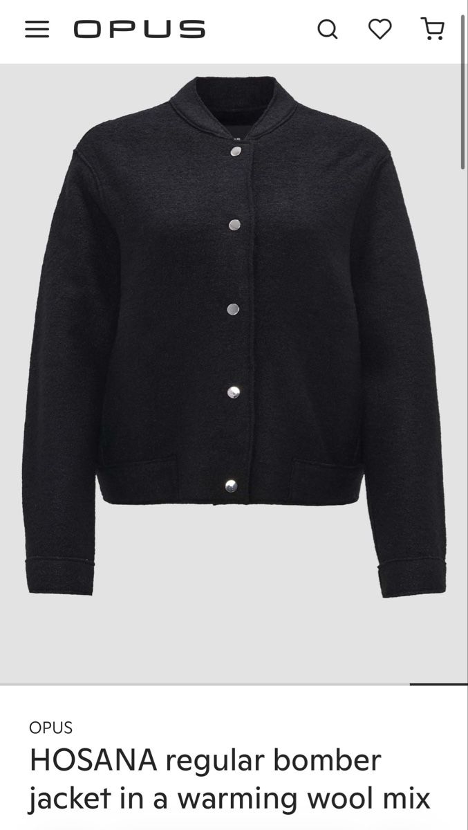 Opus Jacken: Opus Hosana bomber jacket, black, size 38 – Neu (gemäss Beschreibung) aus Kilchberg ZH von ben_pc68 6