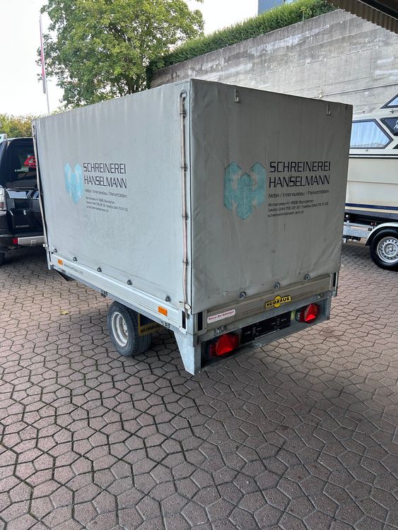 Humbaur Remorques: Sachentransportanhänger mit Hochplane 1300kg – D'occasion à Wettswil par Stuessi54 1