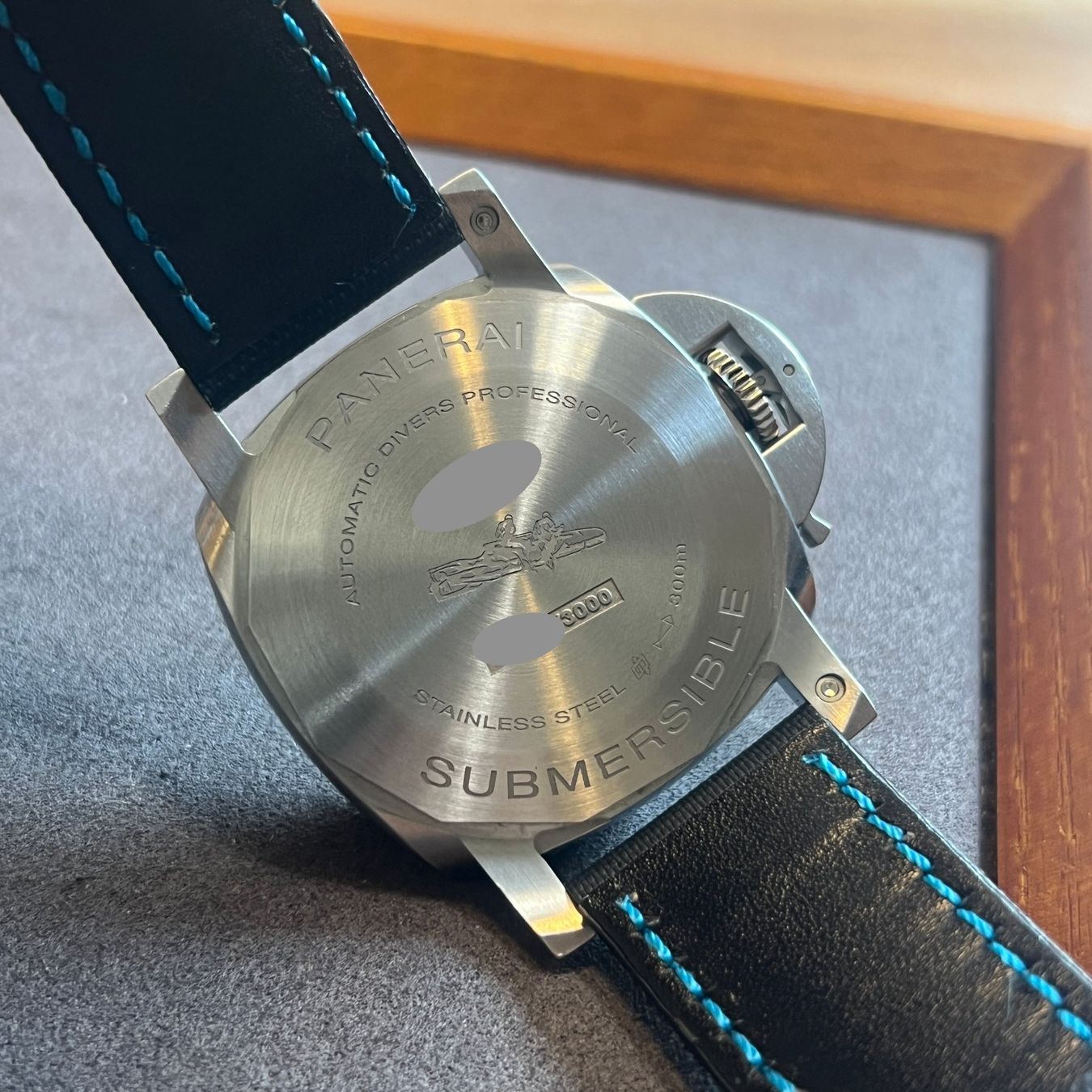 Panerai Orologi: Panerai Submersible Automatic Black Dial PAM1596 – Usato da Carouge GE venduto da Watchaser 4