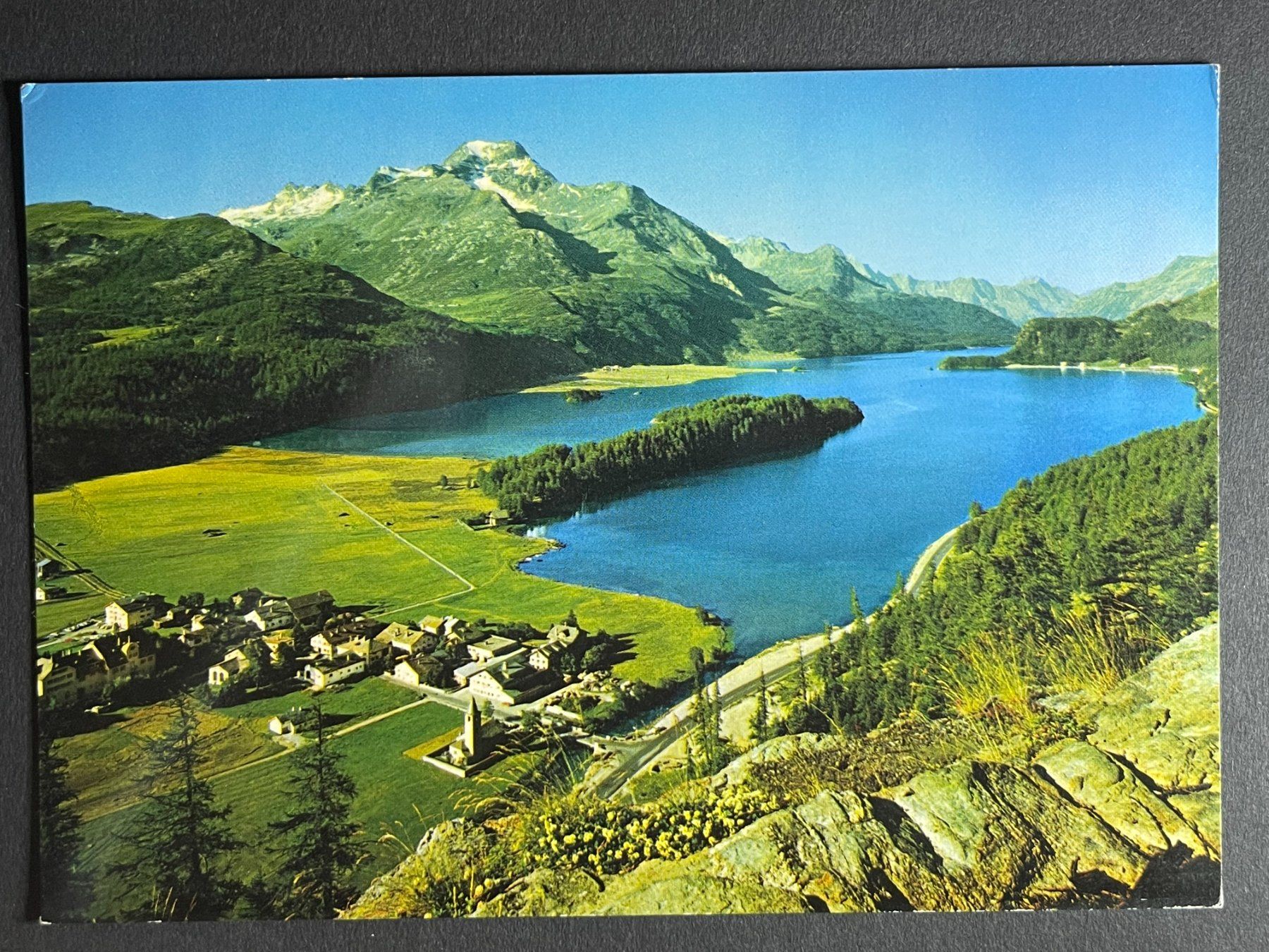 Cartoline postali: Sils - Baselgia - Silsersee – Usato da Steg VS venduto da _vinci_