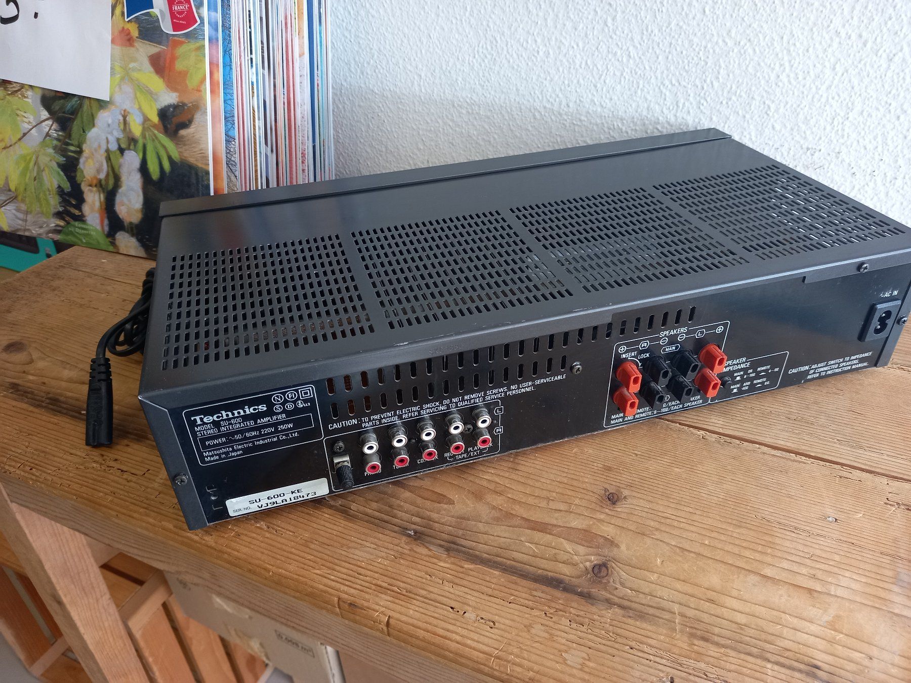 Technics Amplificatori: Technics SU-600  Verstärker – Usato da Prez-vers-Siviriez venduto da Monija70 5