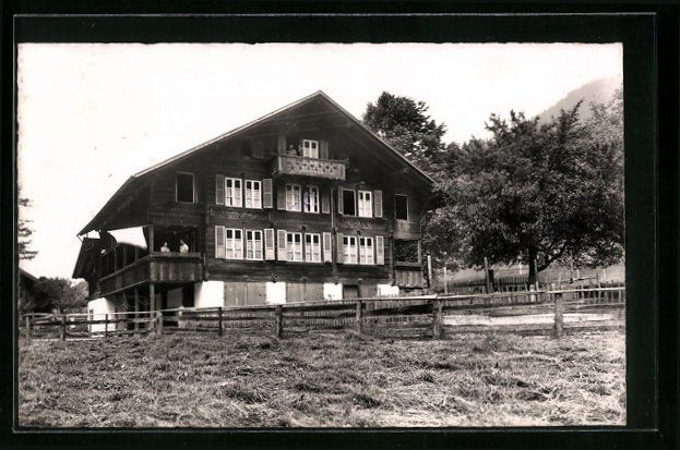 Cartoline postali: Kandergrund, Ferienheim d. M.-K. Birsfel – Usato da Berlin venduto da bartko-reher
