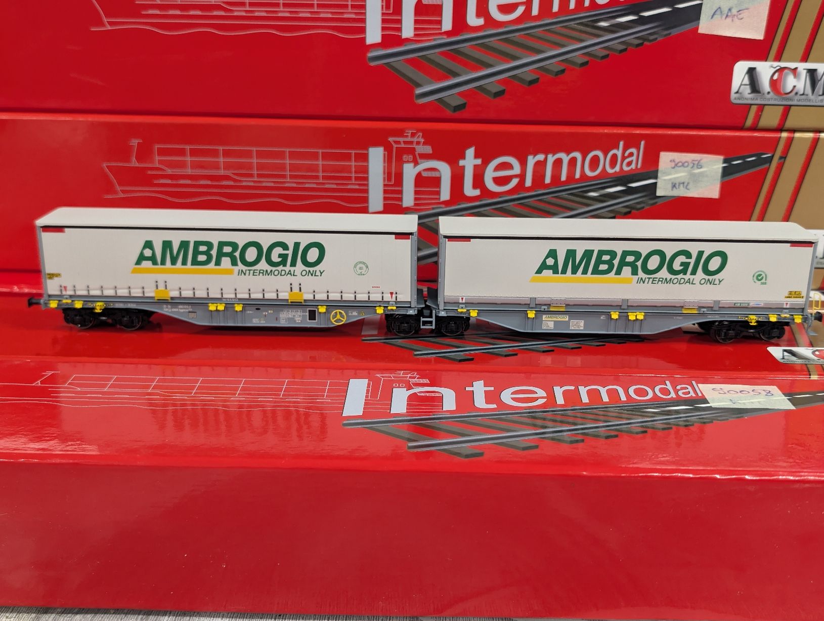 ACME Modellini di ferrovie: ACME 90057 Ambrogio containers Sggmrss – Usato da Nods venduto da Dr-HAG 3
