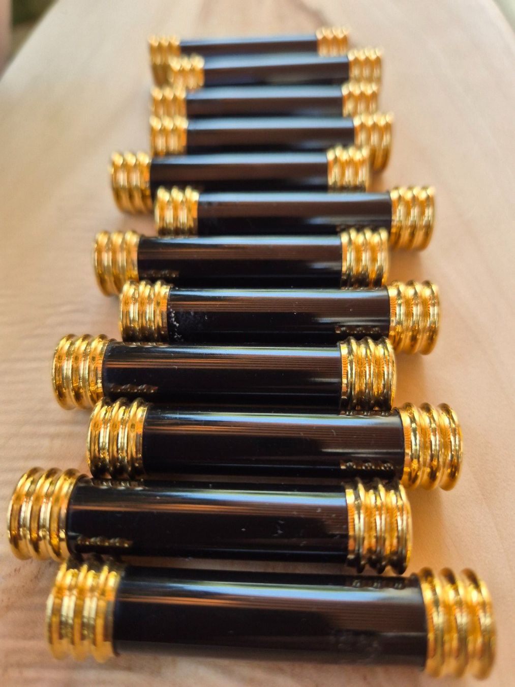 Set di posate: 12 Messerbänke, schwarz-gold – Usato da Bern venduto da aronari 4
