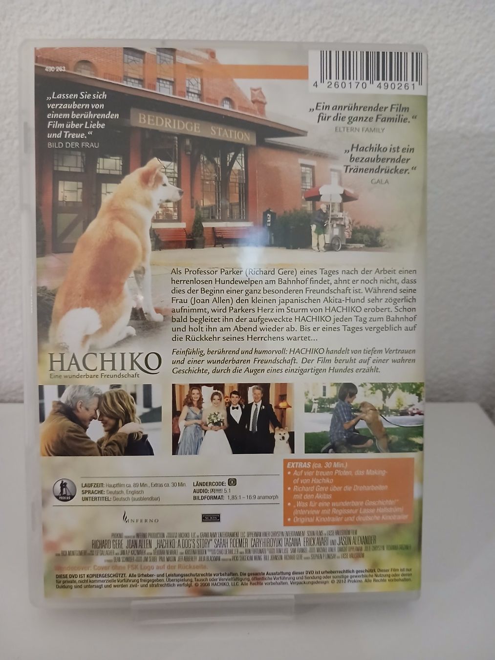 Alle DVDs: Hachiko-Eine wunderbare Freundschaft – Gebraucht aus St. Margrethen SG von SamusAran 1