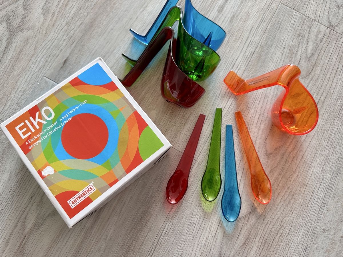 Altre Stoviglie: NEU EIKO Eierkocher, Eierbecher & Löffel, 8 tlg DESIGN – Nuovo (secondo la descrizione) da Rickenbach b. Wil venduto da sunneschii_ 5