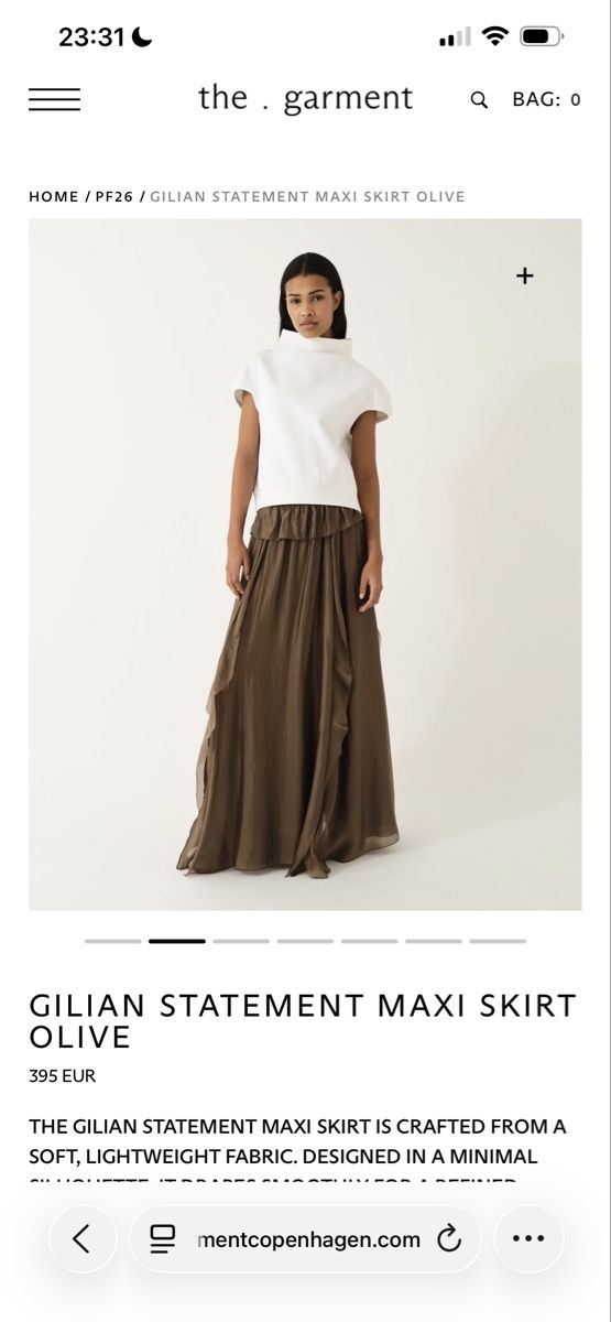 Röcke: The garment Gilian statement maxi skirt olive – Neu und originalverpackt aus Rain von thesta24 6