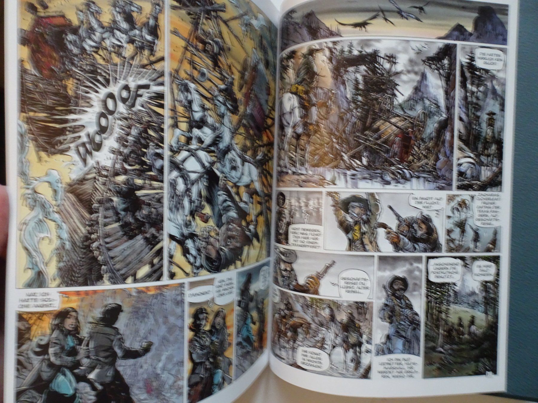 Fumetti: Die Fährte der Dämonen - Comic Western - Band 1 + 2 – Usato da Schönenwerd venduto da schnitzunddrunter 2