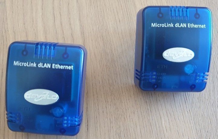 Unità & Adattatore: MicroLink dLAN Ethernet *Internet über Stromanschluss DEVOLO – Usato da Chur venduto da P0WER 1
