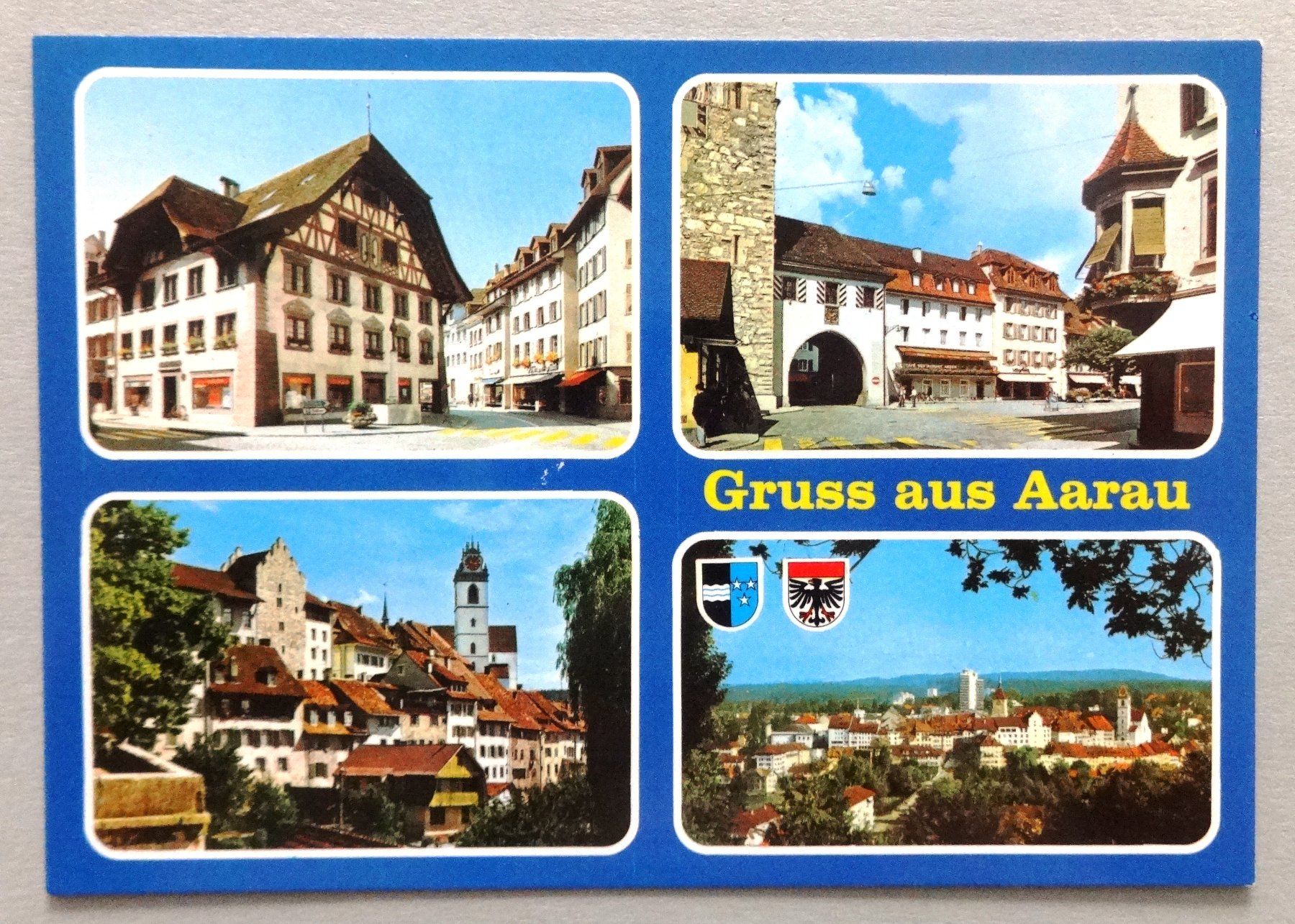 Ansichtskarten: Aarau – Gebraucht aus Fétigny von Billy2miny